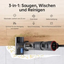 Dreame H12 Nass Trockensauger Kabellos Handstaubsauger Waschsauger Mit Kantenreinigungsbürste, Selbstreinigungsfunktion, Schmutzerkennung, LED-Display, 900mL Wassertank Für Hartböden, Tierhaare -Staubsauger Geschäft 00dbc90d9dc5a5c1f865a081cdf8e3f9