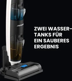 JASHEN F12 Nass Trockensauger Für Hartböden, Bis 35 Min Akku-Laufzeit, Selbstreinigungsfunktion, 800ml Frischwassertank, Kabelloser Bodenwischer, Standfunktion, LED-Display, Akku Saugwischer, Wischer -Staubsauger Geschäft 0103be57a35bdab6a895f7b088b5fc50