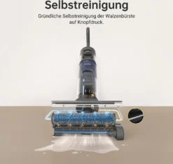 Dreame H12 Nass Trockensauger Kabellos Handstaubsauger Waschsauger Mit Kantenreinigungsbürste, Selbstreinigungsfunktion, Schmutzerkennung, LED-Display, 900mL Wassertank Für Hartböden, Tierhaare -Staubsauger Geschäft 0257cd645138aff37ae54b457379c2ee