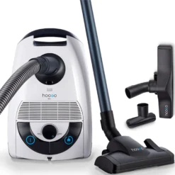 HooGo B3+ Bodenstaubsauger 3 Liter Mit Beutel Inkl. Parkett-, Polster- Und Fugendüse, Möbelbürste, 11m Aktionsradius, HEPA14 Filter, Allergikertauglich -Staubsauger Geschäft 04176529d57bfd4a0525ce8b25b2f543