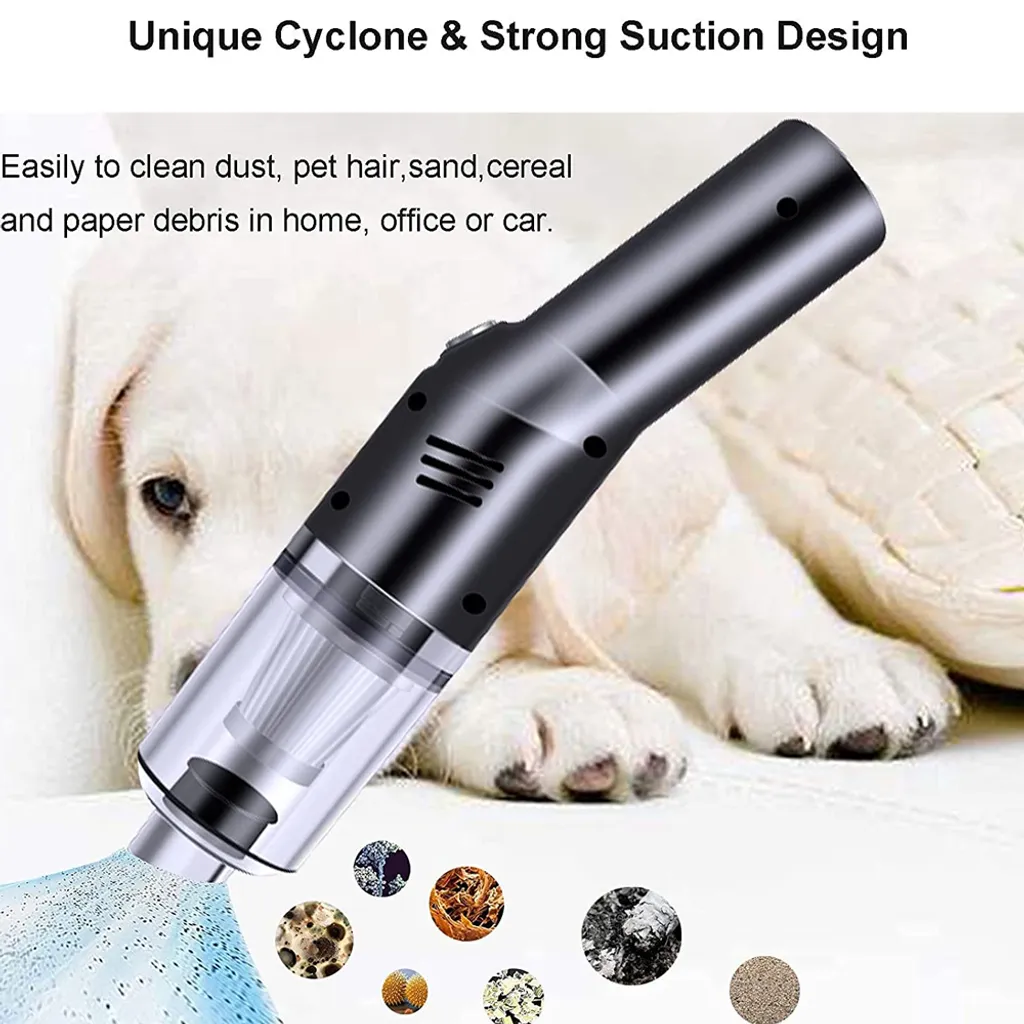 Wireless Portable Mini Car Vacuum Cleaner High Power Cordless (440g),Handheld Vacuum Cordless,Hand Vacuum Cordless Rechargeable,Handheld Vacuum Cleaner For Car/Desk,Black 7 Wireless Portable Mini Car Vacuum Cleaner High Power Cordless (440g),Handheld Vacuum Cordless,Hand Vacuum Cordless Rechargeable,Handheld Vacuum Cleaner For Car/Desk,Black – Bild 5