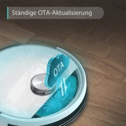 2022 SmartAI S9 Saugroboter Staubsauger Robot Wischroboter Automatisch APP Fernbedienung 4000PA Roboterstaubsauger Vacuum Reinigung Weiß -Staubsauger Geschäft 04d9f5d63ad57329ba15bc1f5490abe1