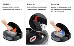 Roborock Auto Empty Dock For S7 ,S7 MaxV, Smart Bin Detection, HEPA Air Filter, Electrode Cleaning Brush (Schwarz) -Staubsauger Geschäft 0a598f08ad1a1d3bd434be7652777f8c