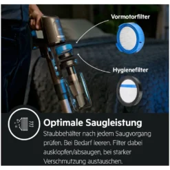 AEG AP81UB25UG Ultimate 8000 Akku Bodenstaubsauger & Handsauger, 3 Stufen, Automatik-Modus, LED-Frontlicht, Teleskoprohr, Selbstreinigende Bürstrolle, 25,2 V, Grau -Staubsauger Geschäft 0b5111670baca10d47ca6fe2d8d5f4c3