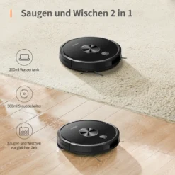 Ultenic D5s Pro 3-In-1 Staubsauger Roboter WLAN Saugroboter 3000 PA Staubsauger Roboter Für Tierhaare Saugroboter Appsteuerung Alexa Google Home -Staubsauger Geschäft 0b53f0d9d41911fbbf49ad86c4ab5439