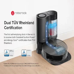 Roborock Auto Empty Dock For S7 ,S7 MaxV, Smart Bin Detection, HEPA Air Filter, Electrode Cleaning Brush (Schwarz) -Staubsauger Geschäft 0d3d614428abb5047ca55bc68fd5f928