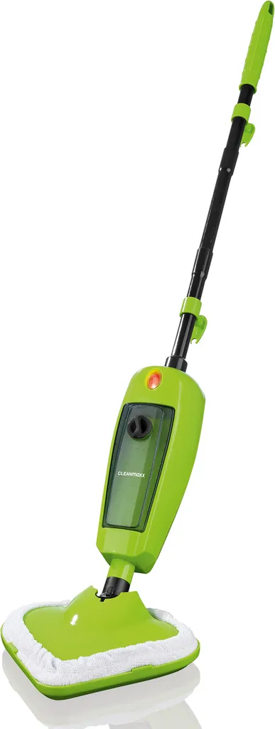CLEANmaxx Dampfbesen 1000W Grün Bodenpflege Inkl. Messbecher Mikrofasertuch 4 CLEANmaxx Dampfbesen 1000W Grün Bodenpflege Inkl. Messbecher Mikrofasertuch – Bild 2