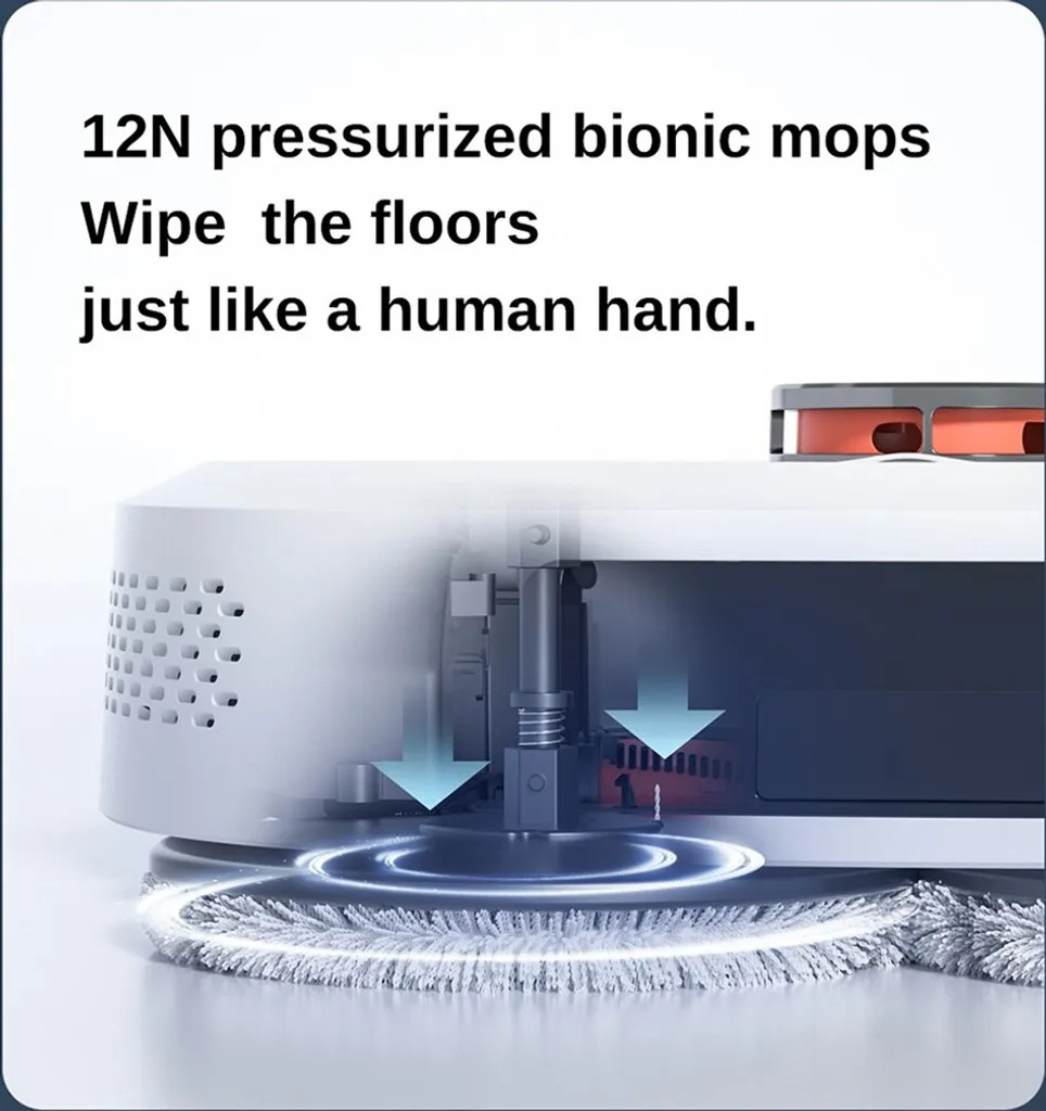 Roidmi Eva Mop Station Staubsauger 3200pa 2-in-1 Saug Und Wischroboter Mit Absaugstation, Mopp- Und Saugroboter, Automatisch Waschen Von Mopps 7 Roidmi Eva Mop Station Staubsauger 3200pa 2-in-1 Saug Und Wischroboter Mit Absaugstation, Mopp- Und Saugroboter, Automatisch Waschen Von Mopps – Bild 5