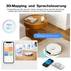 Roborock S7 Pro Ultra Staubsauger Roboter Mit Absaugstation Empty Wash Fill Dock Kindersicherung Saugroboter LiDAR APP(Upgrade Von Roborock S7,VS S7 Maxv Ultra/S8 Pro Ultra) -Staubsauger Geschäft 114b455d1c91486be4c1734a98a462d0