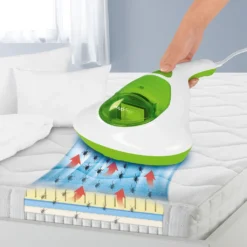 MAXXMEE Milben-Handstaubsauger Mit UV-C Licht - 300 W - Weiß/limegreen Milben Sauger UV Licht Handstaubsauger Entferner Allergiker Handsauger MAXXMEE -Staubsauger Geschäft 171d4ad595b9446f5000b9ec4dd29bbc