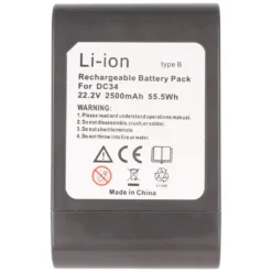 Li-Ion Akku 2500mAh 22,2V Passend Für Dyson DC34, DC35, DC45 Typ B, DC57, Bitte Bilder Mit Dem Vorhandenen Akku Vergleichen 15 Li-Ion Akku 2500mAh 22,2V Passend Für Dyson DC34, DC35, DC45 Typ B, DC57, Bitte Bilder Mit Dem Vorhandenen Akku Vergleichen -Staubsauger Geschäft 18ec1b6ad83262794aa63cef551b24bb