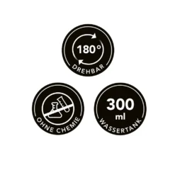 MAXXMEE Dampfbesen 1300W Weiß/rot -Staubsauger Geschäft 1b49b26f2438cf7a366cf90283f7f3e6