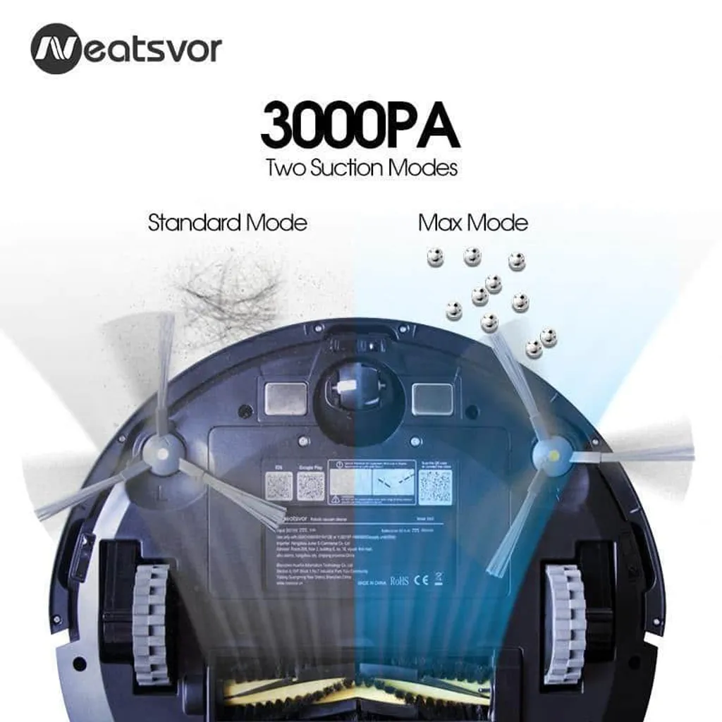 Neatsvor X500 Saugroboter, 3000 PA 4 Neatsvor X500 Saugroboter, 3000 PA – Bild 2