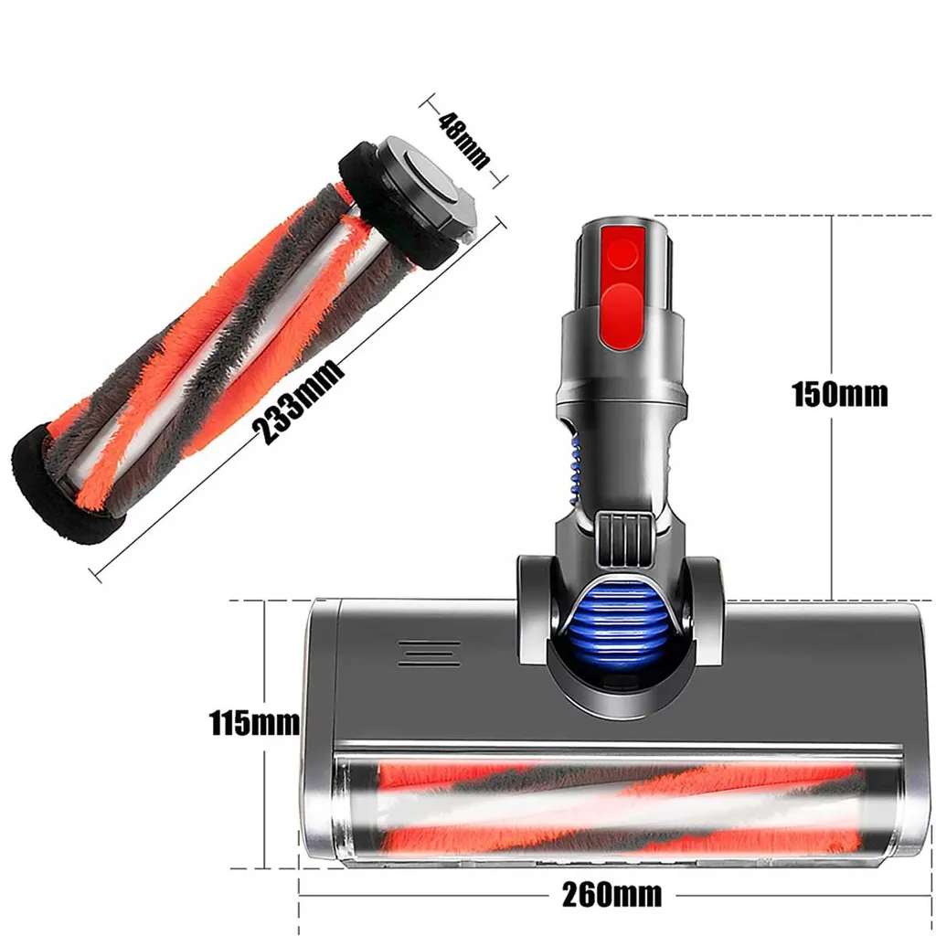 Bodendüse Bürste Für Dyson V7 V8 V10 V11 V15 Staubsauger Elektrobürste Mit Frontlicht 4 Bodendüse Bürste Für Dyson V7 V8 V10 V11 V15 Staubsauger Elektrobürste Mit Frontlicht – Bild 2