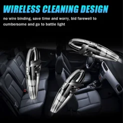 9000Pa Handstaubsauger Staubsauger Kabellos Akku Autosauger Nass/Trocken Funktion 120W Für Haus Und Auto - Silber -Staubsauger Geschäft 1f7bbea002268f9feb83fa7cff79e906