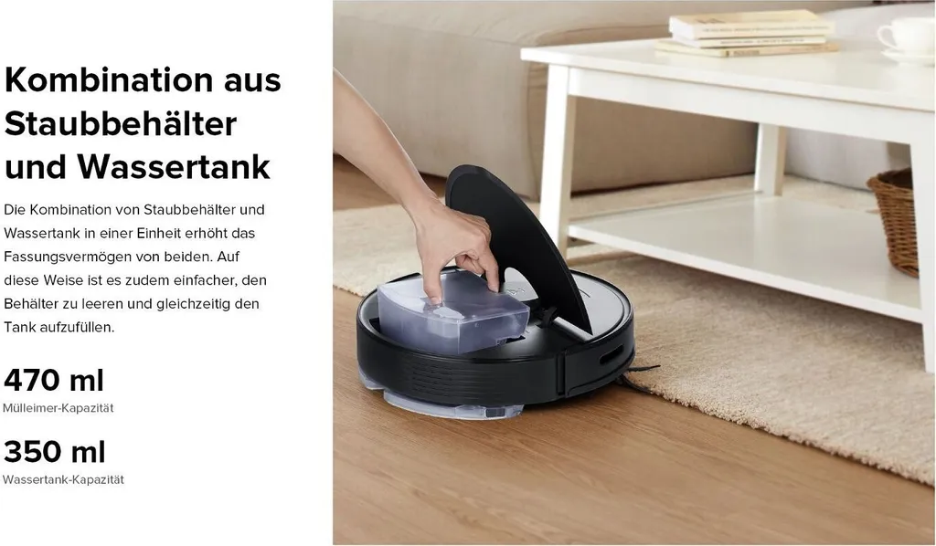 Roborock Q7 Max+ Staubsauger Roboter Mit Absaugerstation/Auto-Empty Dock Pure (2,5 L) 4200Pa Saugroboter Kehrroboter EU Schwarz 17 Roborock Q7 Max+ Staubsauger Roboter Mit Absaugerstation/Auto-Empty Dock Pure (2,5 L) 4200Pa Saugroboter Kehrroboter EU Schwarz – Bild 15