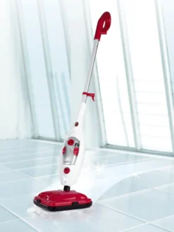 MAXXMEE Dampfbesen 1300W Weiß/rot -Staubsauger Geschäft 25932237936f41110b63de01ec1d5f51