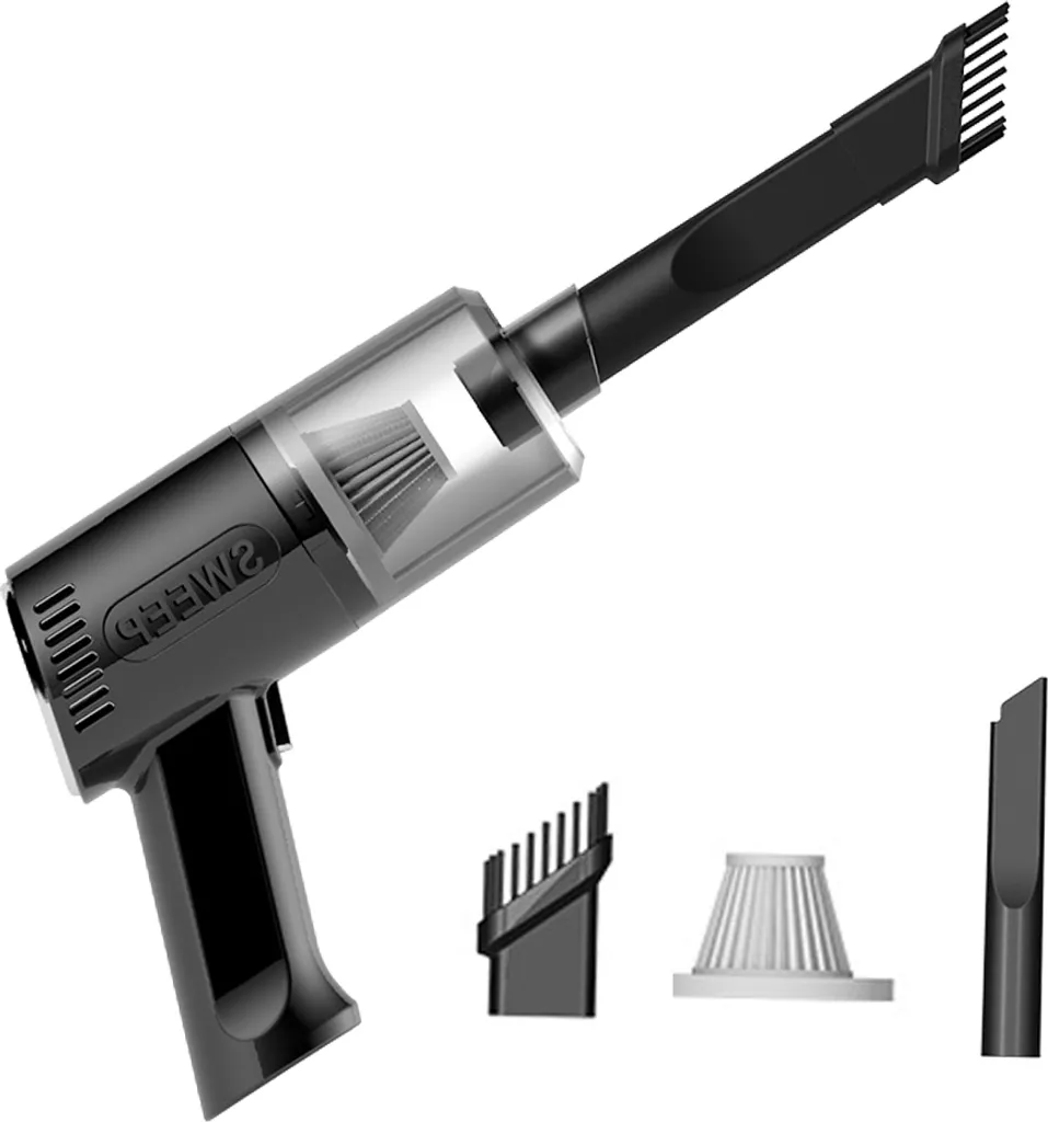 Tastaturreiniger, Leistungsstarker Wiederaufladbarer Mini-Staubsauger, Kabellos, Tragbares Staubsauger-Werkzeug Zur Reinigung Von Staub, Haaren, Krümeln, Schrotten Für Laptop, Klavier, Computer, Auto, Make-up-Tasche, Haustierhaus,Black 4 Tastaturreiniger, Leistungsstarker Wiederaufladbarer Mini-Staubsauger, Kabellos, Tragbares Staubsauger-Werkzeug Zur Reinigung Von Staub, Haaren, Krümeln, Schrotten Für Laptop, Klavier, Computer, Auto, Make-up-Tasche, Haustierhaus,Black – Bild 2