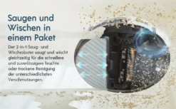 Yeedi Vac 2 Pro Staubsauger Saugroboter Wischfunktion 3000Pa 5200mAh 240min Kehrroboter -Staubsauger Geschäft 2ce920d41f7c5ddb2135568c5341c5f8 1