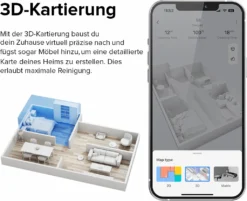 Roborock S8 Staubsauger Roboter Sonic Saugroboter 6000Pa DuoRoller-Bürste VibraRise Wischen 3D-Mapping 3D-Strukturiertes Licht LiDAR Kindersicherung APP Control (Weiß) -Staubsauger Geschäft 32055bd9f460b96211b14f26b6133e02