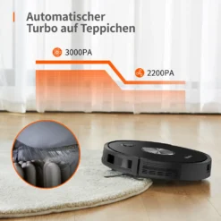 Ultenic D5s Pro 3-In-1 Staubsauger Roboter WLAN Saugroboter 3000 PA Staubsauger Roboter Für Tierhaare Saugroboter Appsteuerung Alexa Google Home -Staubsauger Geschäft 3626c539ca1bbd63217477b41b42fa3c