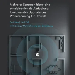 Roidmi EVE Plus Roboter Staubsauger Nass-Trocken-Saugroboter,50 Watt,2700pa Mit Sauberer Basis Und Beutel,Weiß -Staubsauger Geschäft 3974d8f528041d3bcdeb88c201836ad4