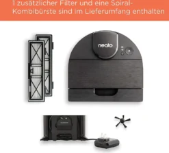 Neato D9 Saugroboter Laser-Sensor App-Steuerung Spiral-Kombibürste Turbo-Modus -Staubsauger Geschäft 3eefe7e6a659ced95e82647db77e108e