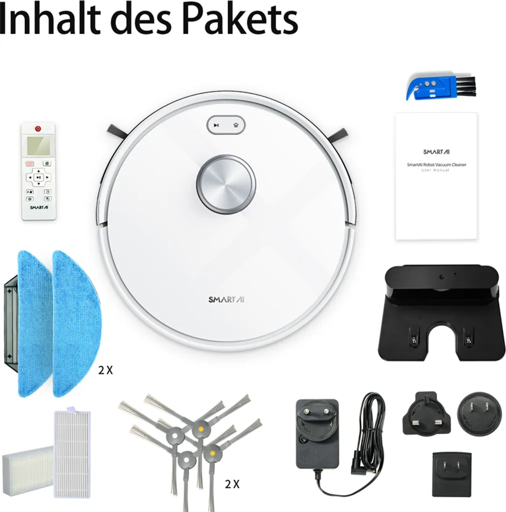 S7 MAX Laser Navigation Slam Routenplanung Smart Staubsauger Roboter Saugroboter Große Saug Flüsterleises Karte Speicher Fegen Boden Mopping Roboter International Version 19 S7 MAX Laser Navigation Slam Routenplanung Smart Staubsauger Roboter Saugroboter Große Saug Flüsterleises Karte Speicher Fegen Boden Mopping Roboter International Version – Bild 17