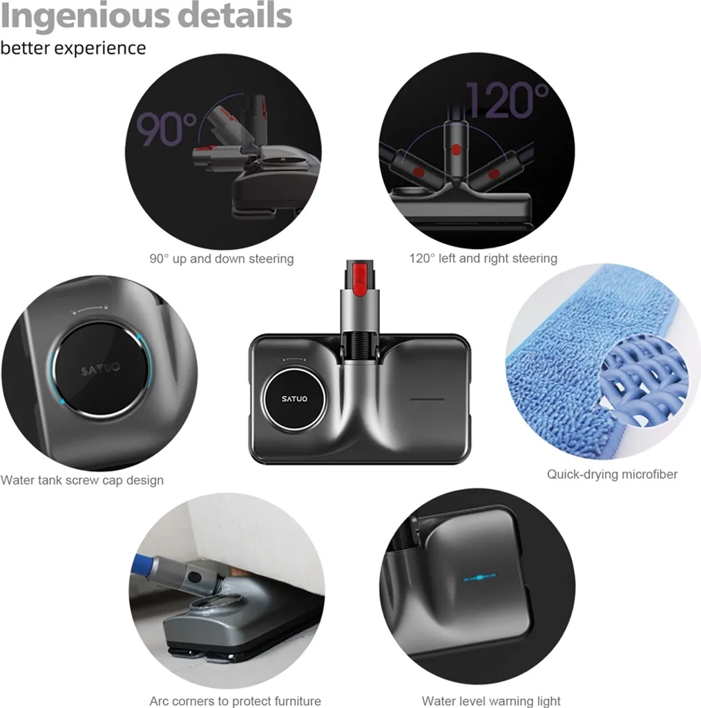 Elektrischer Moppkopfaufsatz Für Dyson Staubsauger V7 V8 V10 V11 Elektromoppaufsatz, Staubsauger Teile 7 Elektrischer Moppkopfaufsatz Für Dyson Staubsauger V7 V8 V10 V11 Elektromoppaufsatz, Staubsauger Teile – Bild 5