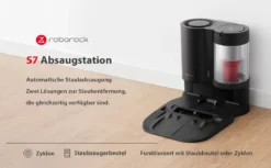 Roborock Auto Empty Dock For S7 ,S7 MaxV, Smart Bin Detection, HEPA Air Filter, Electrode Cleaning Brush (Schwarz) -Staubsauger Geschäft 40c300d4d2fea472de02386471eb8df1