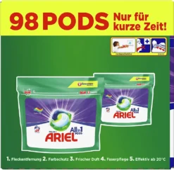 Waschmitteltabs P&G Ariel All In 1 Pods Universal 98 WL