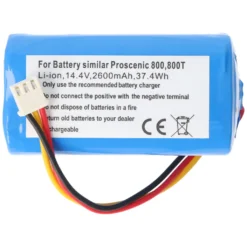 Akku Passend Für Proscenic 800T Li-ion Akku 820T, 830T, 820S Nur Mit Dem Weißen Stecker, Ildung Vergleichen -Staubsauger Geschäft 44027aa3e6b09d61e85ce1eabccb6492