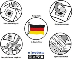 Rs-products I 20x Staubsaugerbeutel Kompatibel Zur NILFISK ATTIX 3 Baureihe: ATTIX 30-01, ATTIX 30-2M, ATTIX 30-11, ATTIX 30-21, ATTIX 33-2H, ATTIX 350-01, ATTIX 360 -Staubsauger Geschäft 441b28260c4d66eba91095ce117165bf