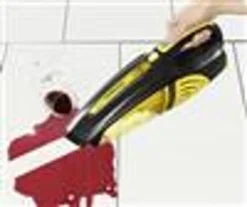 CLEANmaxx Akku-Handstaubsauger, Gelb/schwarz Akku Nass Trocken Sauger Auto Handsauger Kabellos Beutellos Polsterreinigung -Staubsauger Geschäft 459e6f0463a9973dcb0f29fb98e0774f