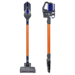 Juskys 2in1 Handstaubsauger & Akku Staubsauger - Beutellos & Kabellos – Bis 55 Min Laufzeit - Lithium-Ionen Akku, Wandhalterung & Ladestation – Blau -Staubsauger Geschäft 4b3bbd0355c2a0fb8e57246a25be96f8