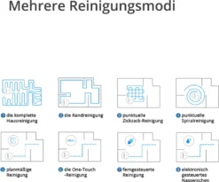 SmartAI G50 WLAN 3-in-1 Saugroboter Mit Wischfunktion Staubsauger Roboter Saug-Wisch-Roboter Wischroboter 2600mAh Alexa Google Home APP -Staubsauger Geschäft 4bfe142169d9d7eaa4847c69ee66f1ae