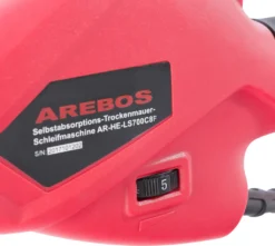 AREBOS Langhalsschleifer Standard, 750 Watt, Ø 225 Mm, Drehzahlregelung, Teleskopstange, Absaugsystem, Inklusive 6 Schleifscheiben -Staubsauger Geschäft 4c3756293283e8602dccba985e79995f