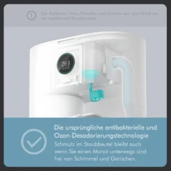 Roidmi EVE Plus Roboter Staubsauger Nass-Trocken-Saugroboter,50 Watt,2700pa Mit Sauberer Basis Und Beutel,Weiß -Staubsauger Geschäft 4cc969fb3d87f8e677f45888f69062e9