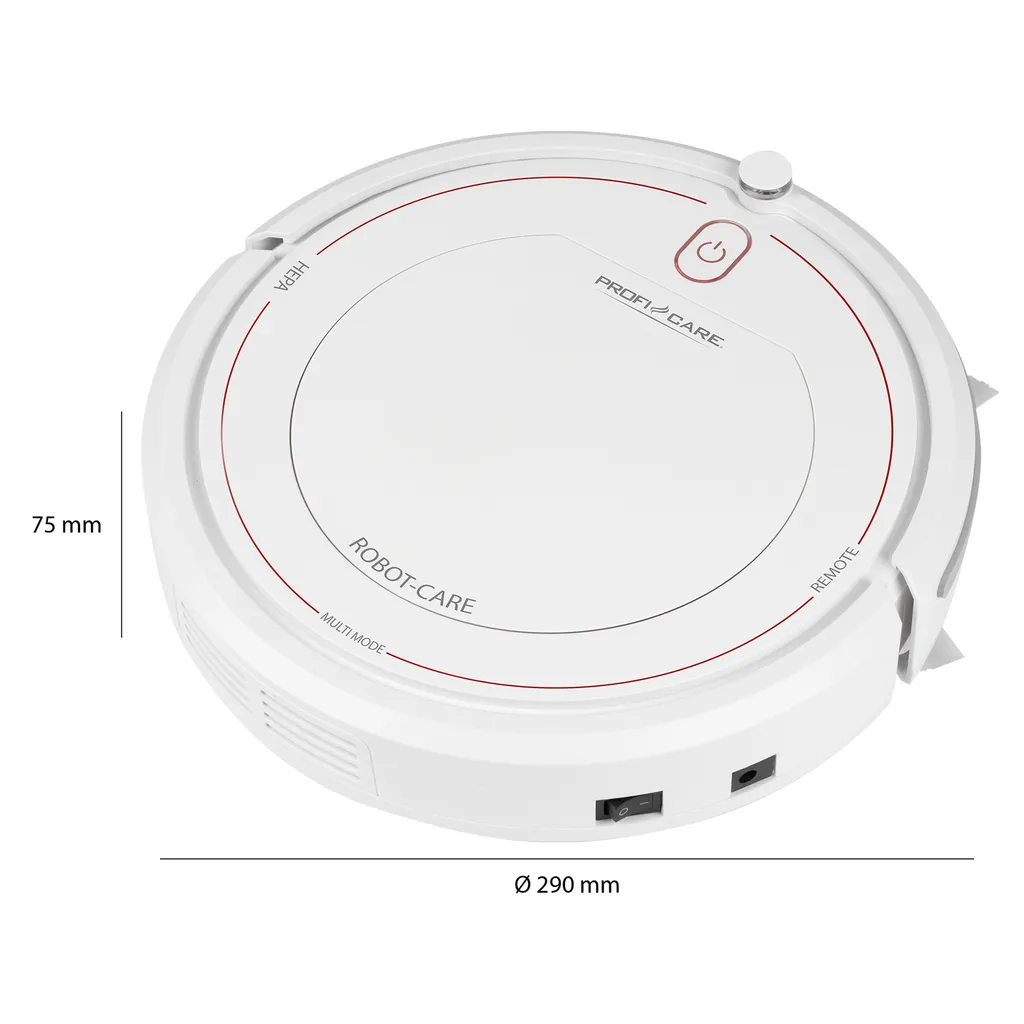 ProfiCare ® Saugroboter Reinigt Selbstständig Alle Räume, Staubsauger Roboter Mit Fernbedienung, Vacuum Cleaner, HEPA-Filter Und 3 Reinigungsprogrammen, Mit Treppenerkennung - PC-BSR 3042 8 ProfiCare ® Saugroboter Reinigt Selbstständig Alle Räume, Staubsauger Roboter Mit Fernbedienung, Vacuum Cleaner, HEPA-Filter Und 3 Reinigungsprogrammen, Mit Treppenerkennung - PC-BSR 3042 – Bild 6