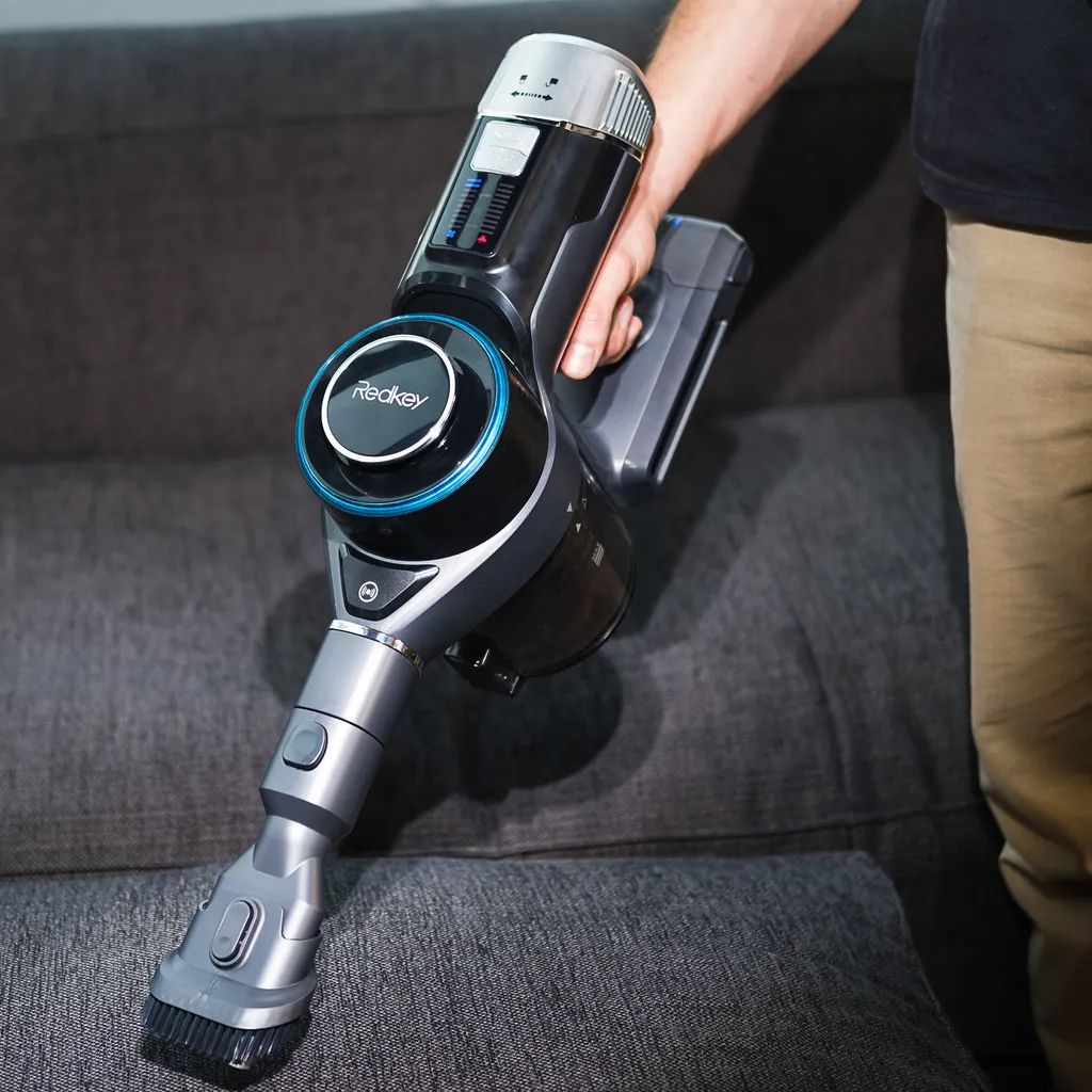 REDKEY F10 Beutelloser Akku-Handstaubsauger, 400 Watt, Cyclon-Filter 10 REDKEY F10 Beutelloser Akku-Handstaubsauger, 400 Watt, Cyclon-Filter – Bild 8