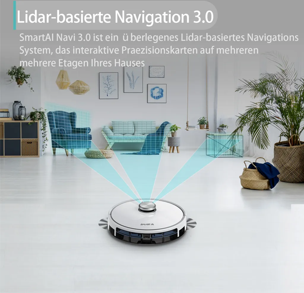 S7 MAX Laser Navigation Slam Routenplanung Smart Staubsauger Roboter Saugroboter Große Saug Flüsterleises Karte Speicher Fegen Boden Mopping Roboter International Version 4 S7 MAX Laser Navigation Slam Routenplanung Smart Staubsauger Roboter Saugroboter Große Saug Flüsterleises Karte Speicher Fegen Boden Mopping Roboter International Version – Bild 2