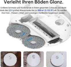 Dreame L10S Ultra Saugroboter Mit Absaugstation Selbstwaschend Selbstauffüllend Selbstentleerend 5300Pa AI+3D Navigation Spinnwischen Heißlufttrocknung Teppicherkennung APP -Staubsauger Geschäft 4ed00c77dd461d6b4889bd8bb0dca0fd