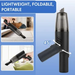 Mini-Staubsauger, Kabelloser Handstaubsauger, 10000 Pa Starke Saugkraft, Tragbarer Auto-Staubsauger, Wiederaufladbar Für Zuhause/Auto/Büro, Nebelblau ,Black -Staubsauger Geschäft 4eeb77ecebdea1361767b0da58b71a57