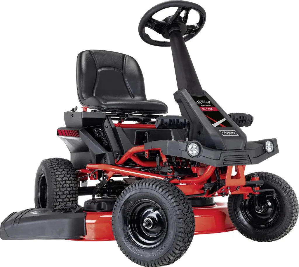 Scheppach Akku Rasentraktor MR760-E, 48 V, 76 Cm Schnittbreite 3 Scheppach Akku Rasentraktor MR760-E, 48 V, 76 Cm Schnittbreite