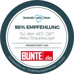 AEG QX7-1-P5IB 2in1 Akku-Staubsauger (Schlanke Bauform, Power-Softrolle, Besonders Effektiv Auf Hartböden, Bis Zu 50 Min Laufzeit, 21,6 Volt, Inkl. Zubehör -Staubsauger Geschäft 52e085be03fcece2acb1c97b8960ef17