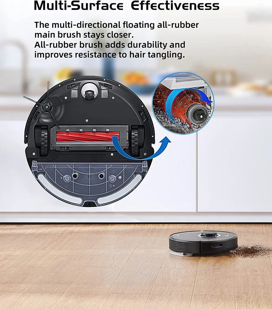 Roborock Q7 Max Staubsauger Saugroboter Kehrroboter 4200Pa Sonic LiDAR EU Schwarz (S5 MAX Update) 11 Roborock Q7 Max Staubsauger Saugroboter Kehrroboter 4200Pa Sonic LiDAR EU Schwarz (S5 MAX Update) – Bild 9
