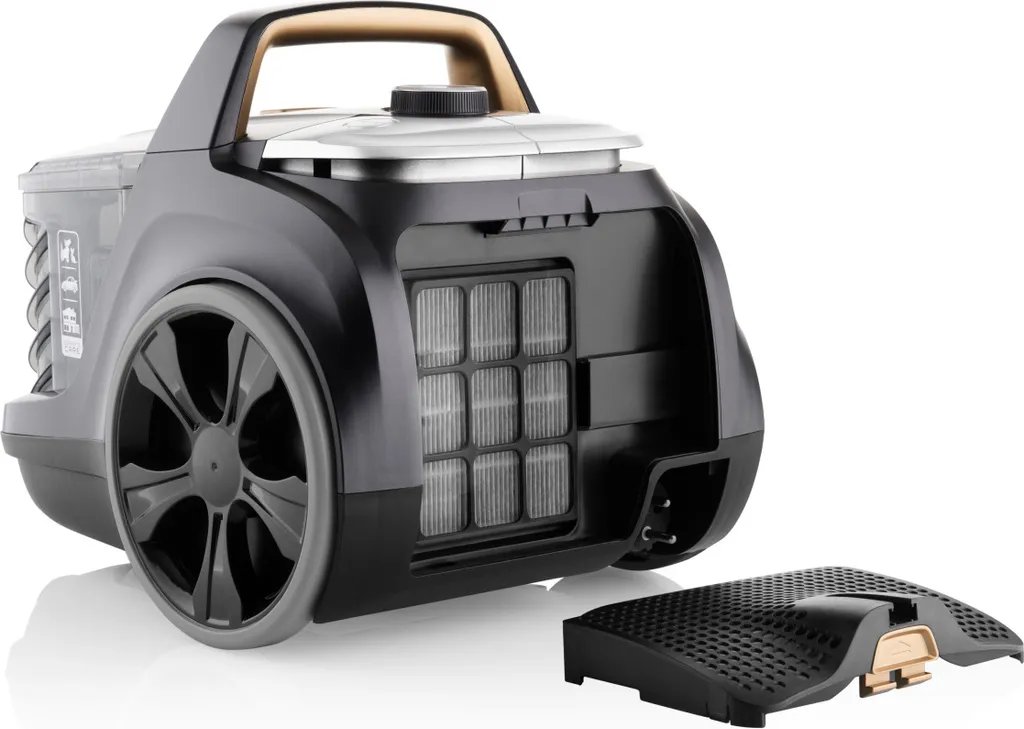 ETA GRANDE ANIMAL Beutelloser Staubsauger ETA222390000, 850W, 2 X HEPA Filtr, DermoPet-Aufsatz, ECO Motor, 360 ° Drehbares Rad 16 ETA GRANDE ANIMAL Beutelloser Staubsauger ETA222390000, 850W, 2 X HEPA Filtr, DermoPet-Aufsatz, ECO Motor, 360 ° Drehbares Rad – Bild 14