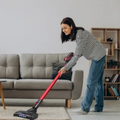 Monzana Akku Staubsauger 4 In 1 Kabelloser Handstaubsauger LED-Elektrobürste Beutellos Leise Starke Saugkraft Bis 40 Min, Farbe:Grau -Staubsauger Geschäft 59f4e7f2cb1798b2a46c197b1865697f