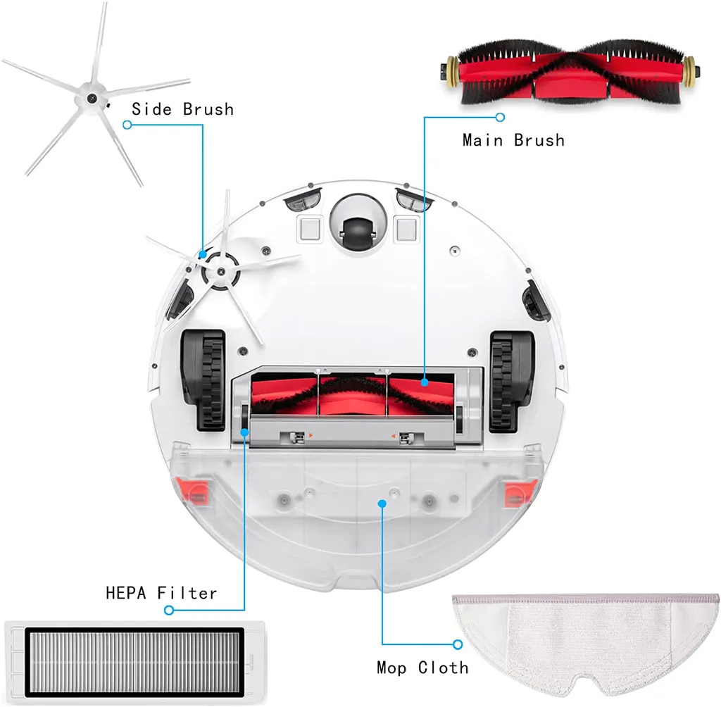 Roborock Original Zubehör Mopp Für S5, S5Max, S6, S6 Max ,Q7 Max Und E Series Staubsauger, 2er Pack 7 Roborock Original Zubehör Mopp Für S5, S5Max, S6, S6 Max ,Q7 Max Und E Series Staubsauger, 2er Pack – Bild 5