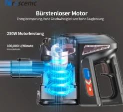 Proscenic NEU P8 PLUS Staubsauger Akku Handstaubsauger Mit LED-Lampe Kabellos 20,000 Pa Bis Zu 40 Minuten 2,200 MAh HEPA Geeignet Für Allergiker Tierhaare&Katzenstreu -Staubsauger Geschäft 5cdf88fa8b2f28d9470e57abaf596b27